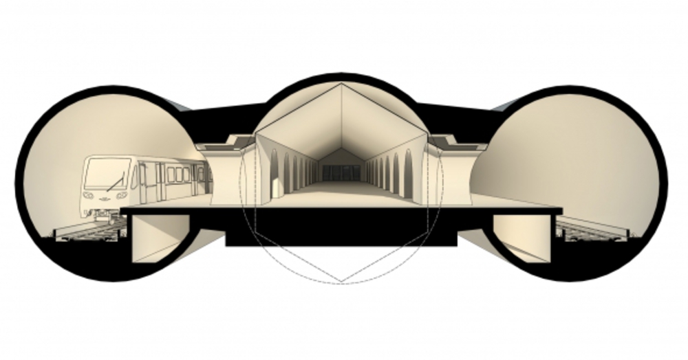Проект станции метро