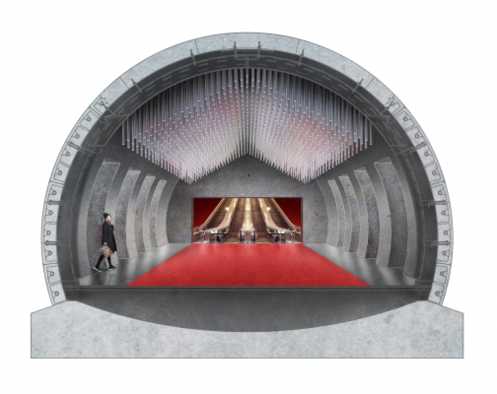 Проект станции метро