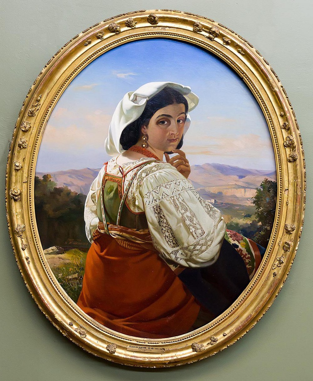 П.Ф.Плешанов. Итальянка