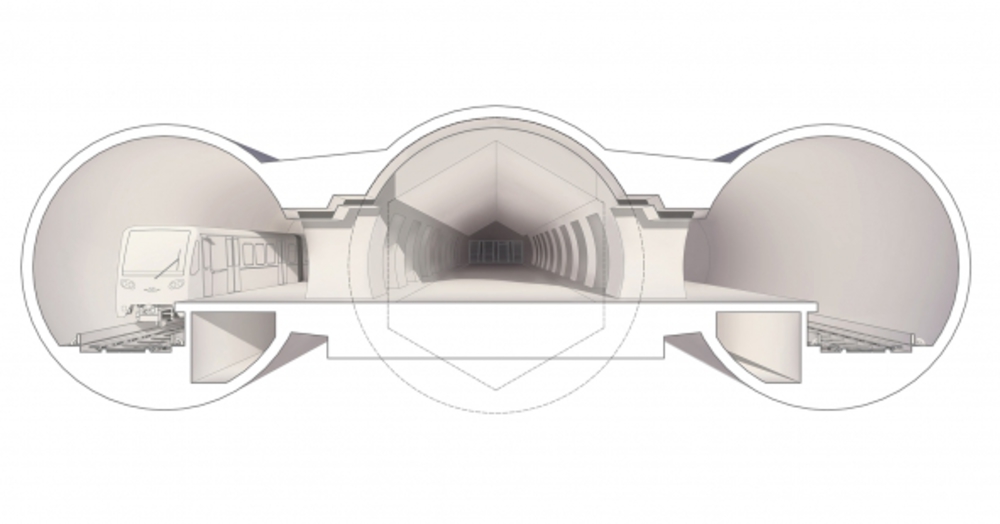 Проект станции метро