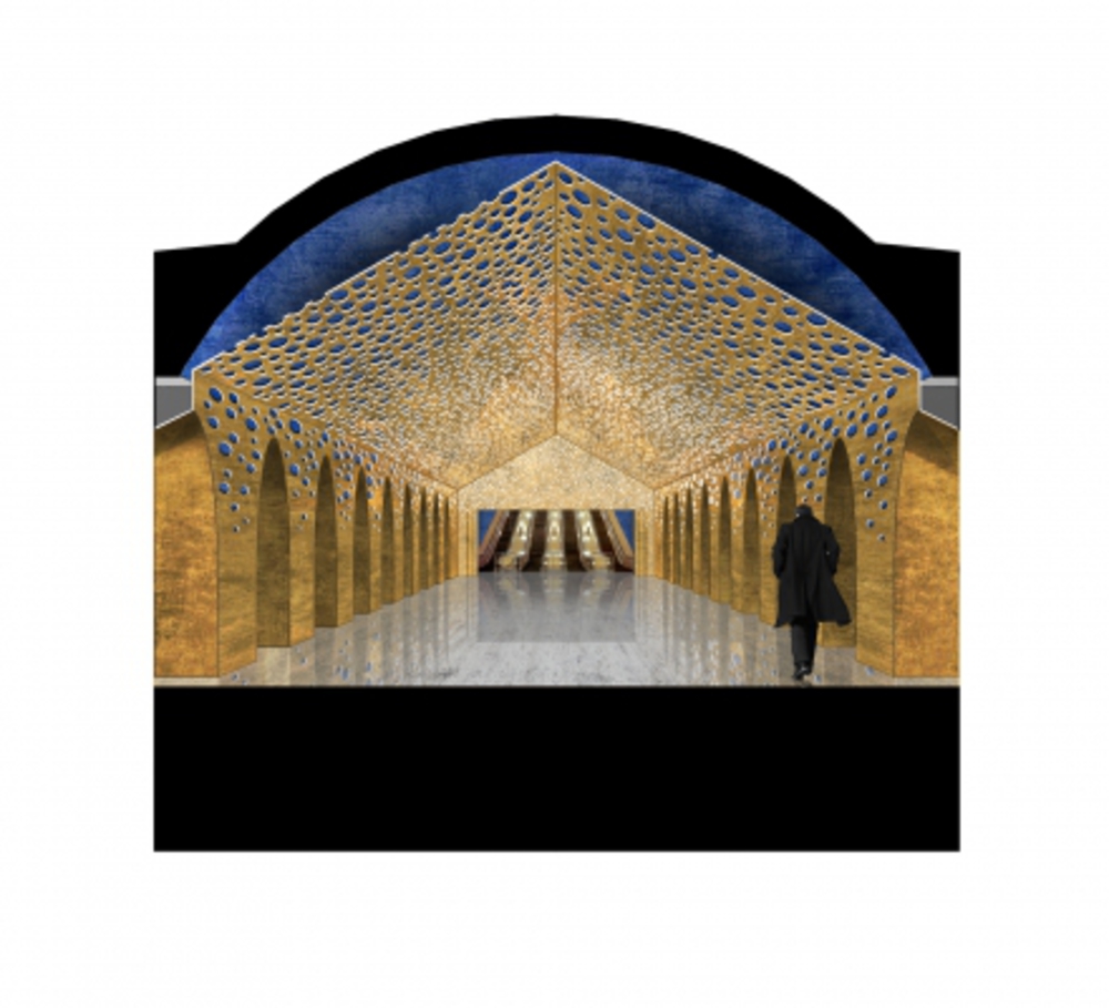 Проект станции метро