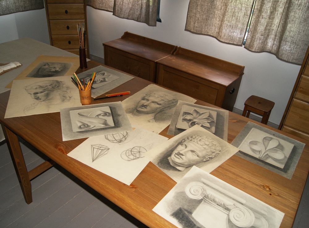 Экспозиция дома-музея А.М. Опекушина