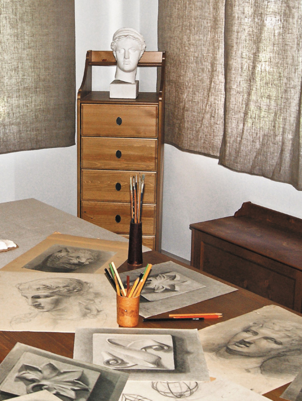 Экспозиция дома-музея А.М. Опекушина