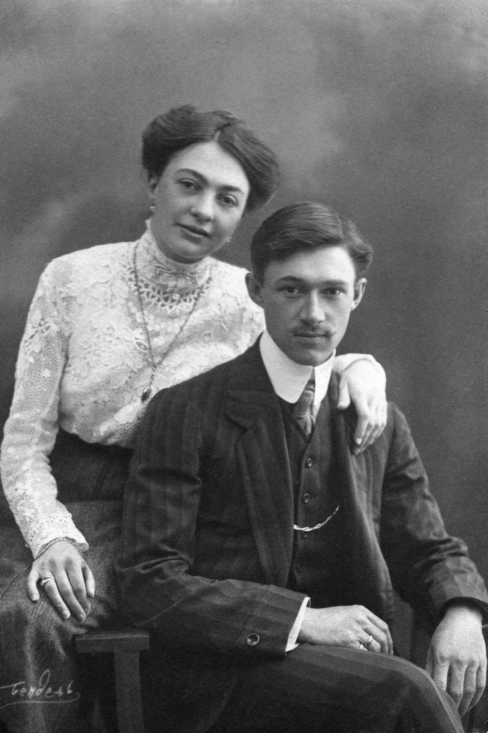 Никита Андреевич Понизовкин с первой женой Розой Павловной