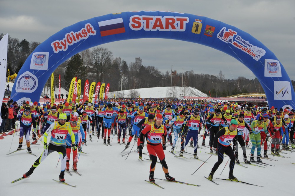 4 марта в ЦЛС «Дёмино» <br/>под Рыбинском состоялся <br/>10-й лыжный марафон