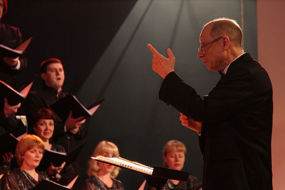 Руководитель хоровой капеллы "Ярославия" Владимир Викторович Контарев