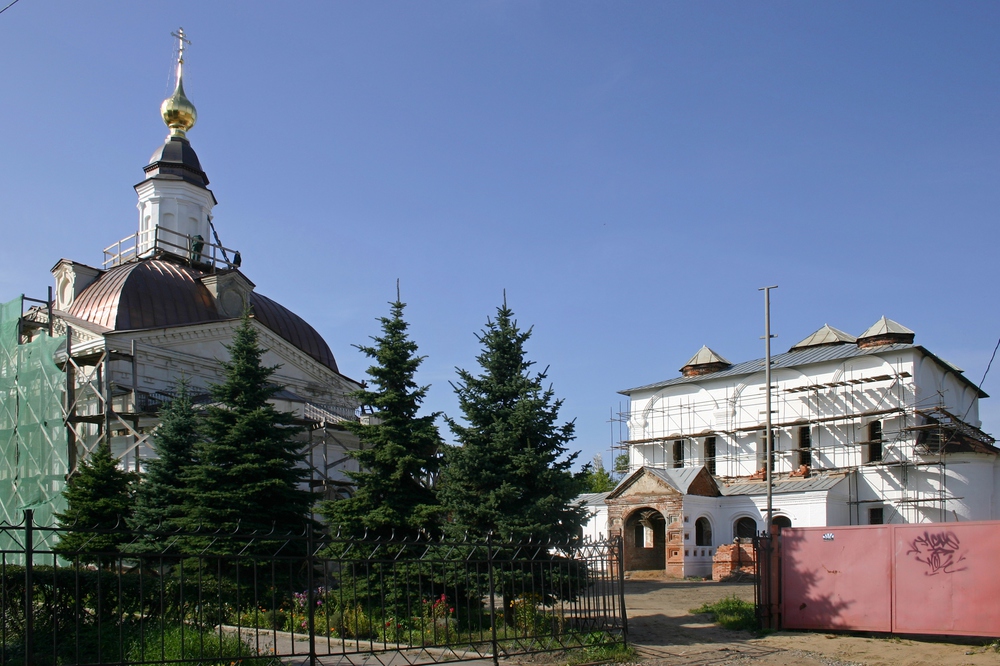 Храмы Вознесенского прихода восстанавливаются. Фото 2009 г.