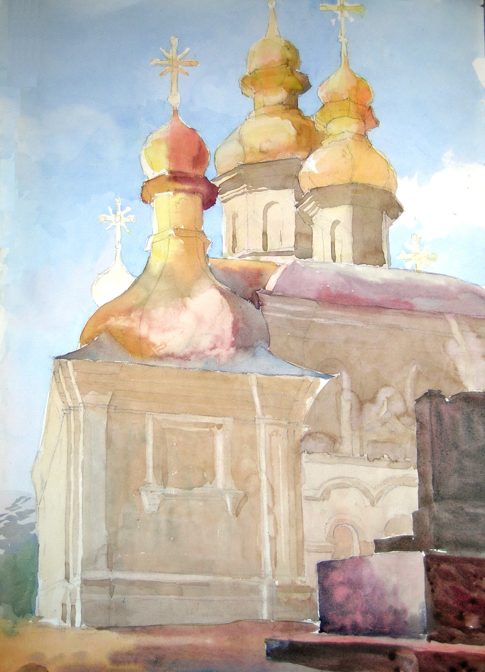 Акварельные работы В.Ф. Марова