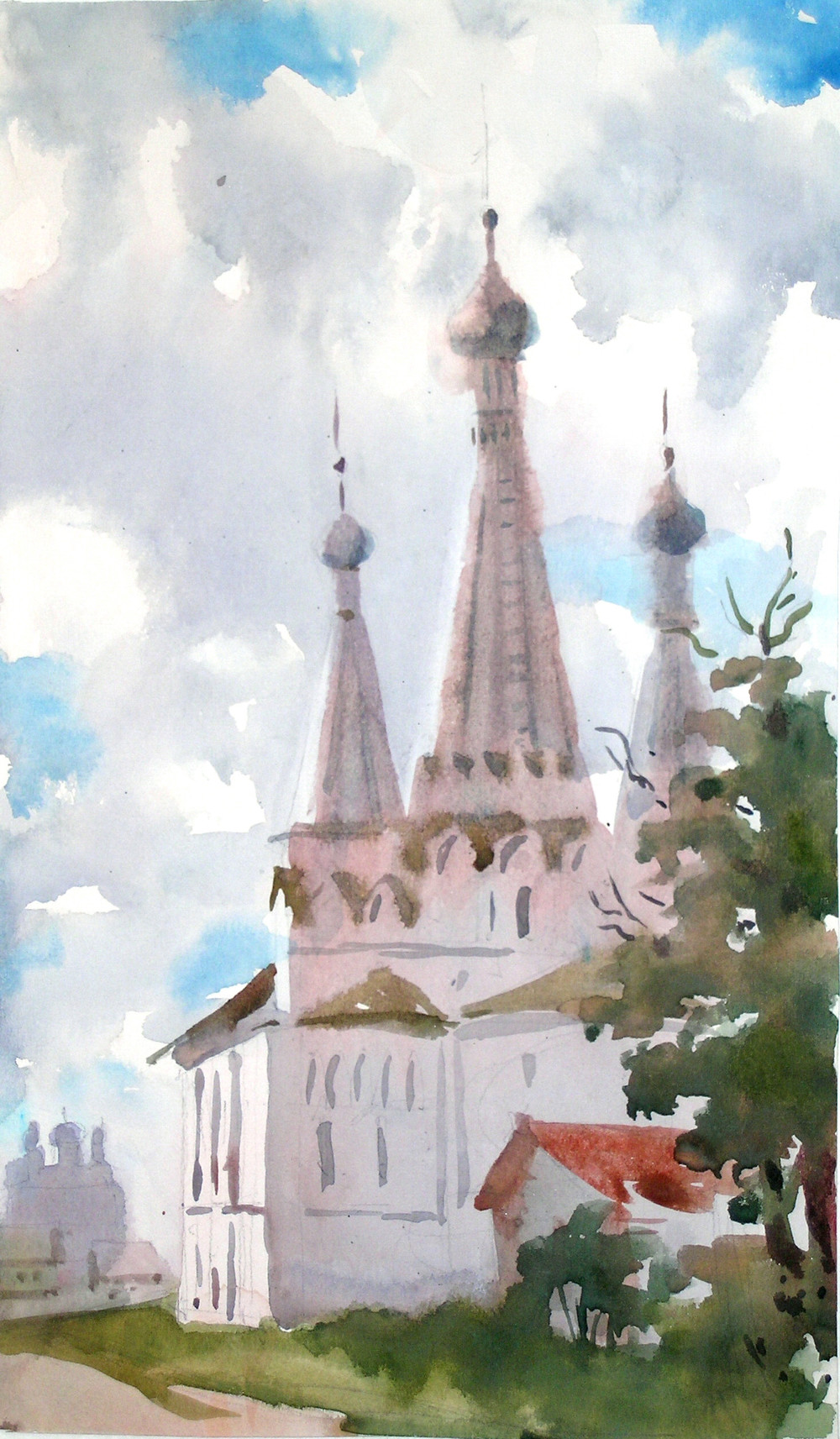 Акварельные работы В.Ф. Марова