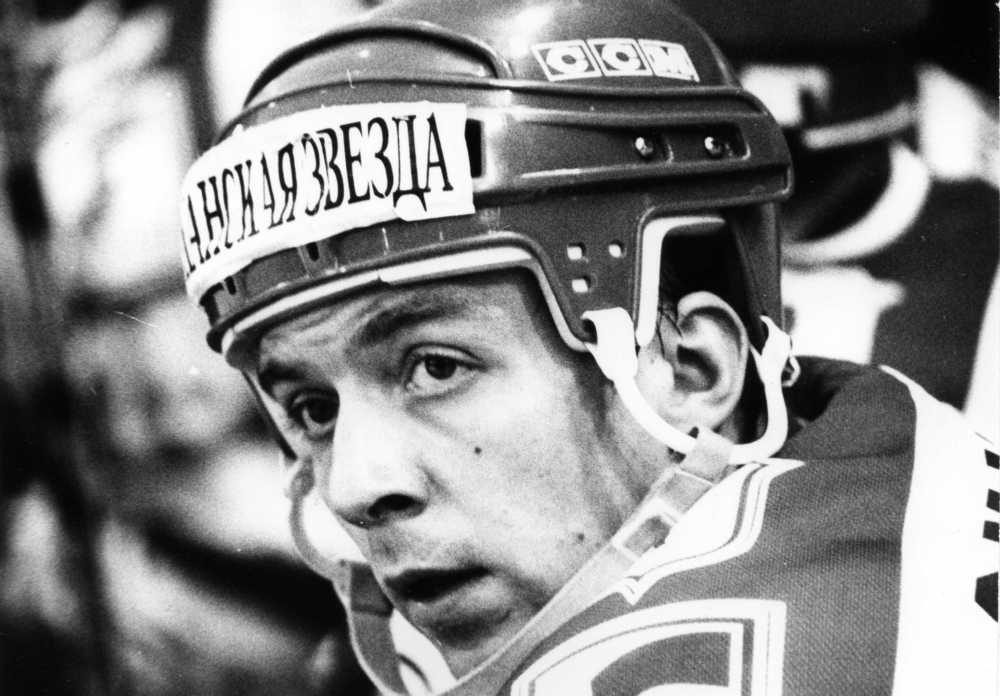 Андрей Скабелка - нападающий ярославского "Торпедо". Фото из газеты "Северный край"