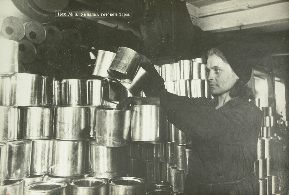 Укладка готовой тары