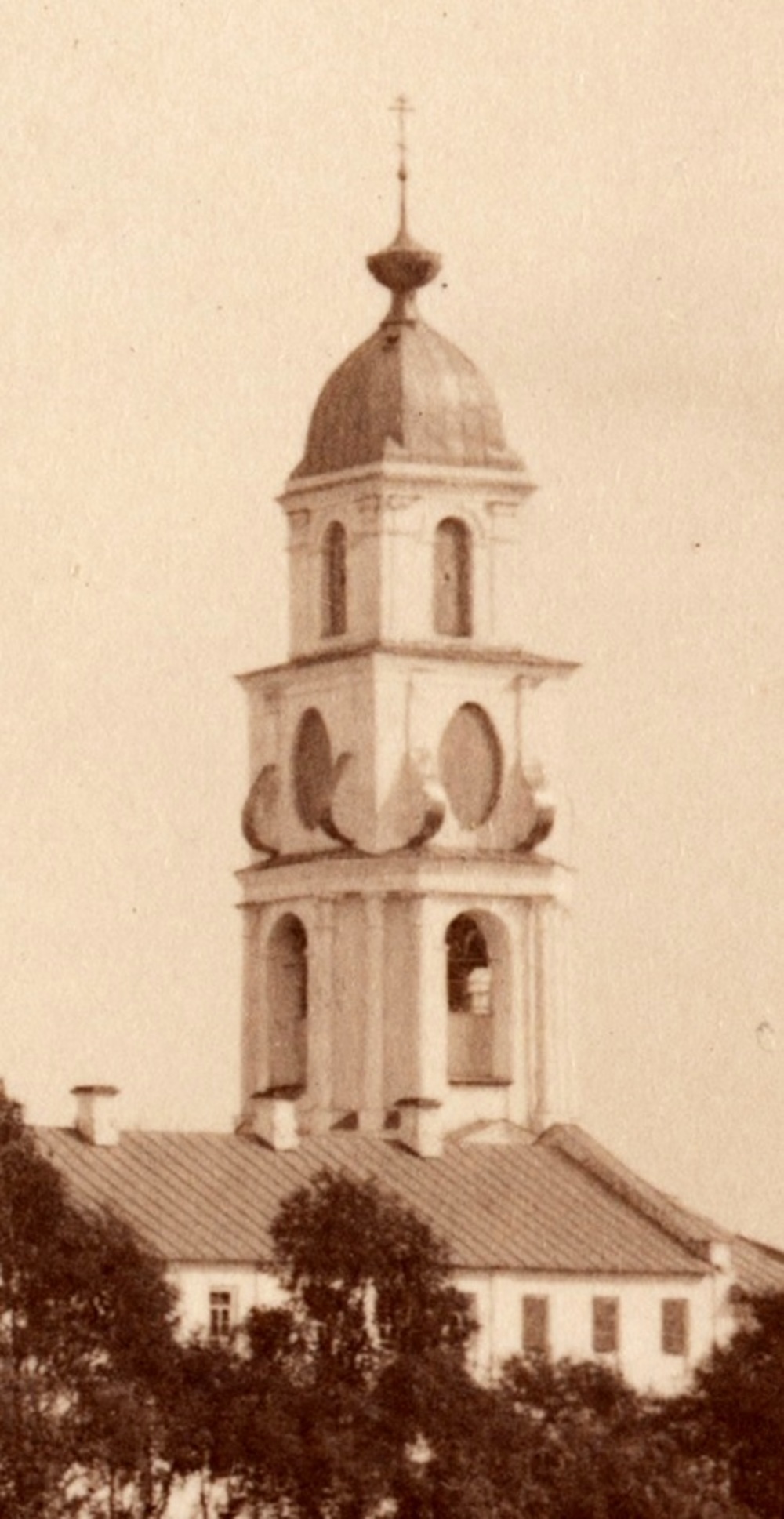 Колокольня Спасо-Преображенского Геннадиева монастыря. Фото начала ХХ в.