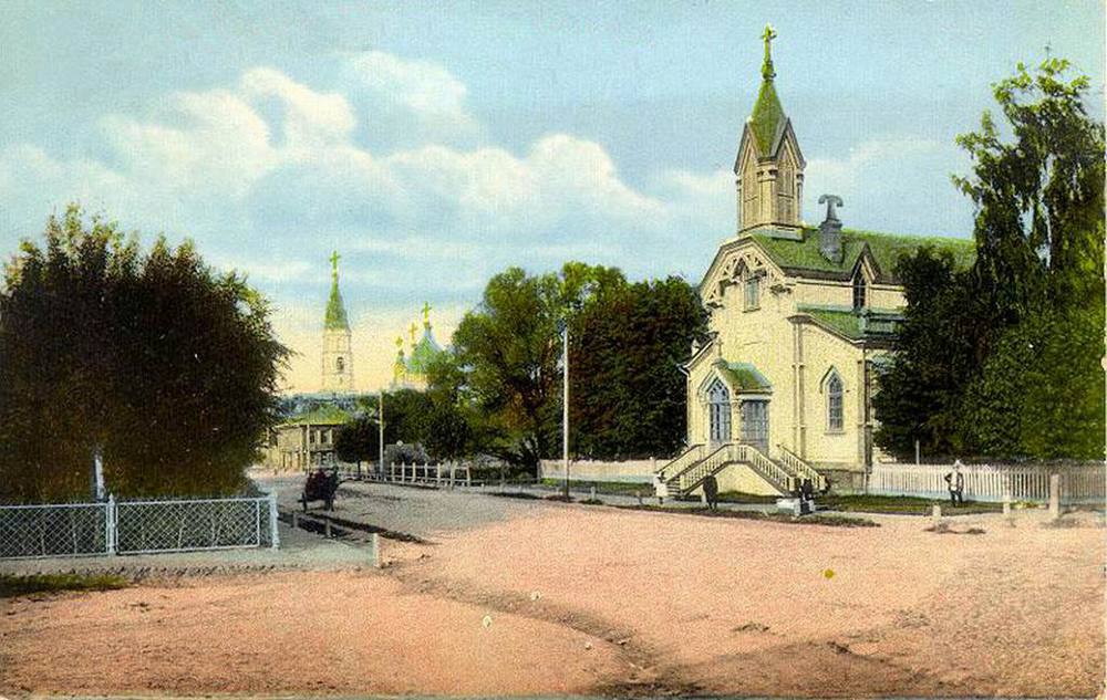 Рыбинская кирха (не сохранилась). Архитектор П.А. Уткин