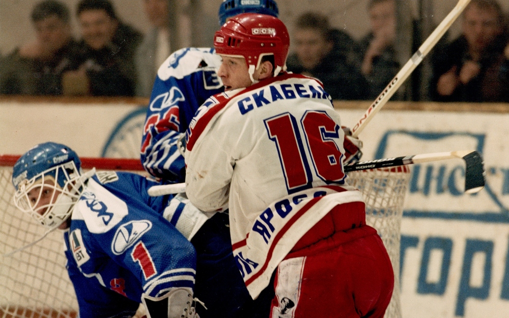 Андрей Скабелка - нападающий ярославского "Торпедо". Фото с сайта ХК "Локомотив"