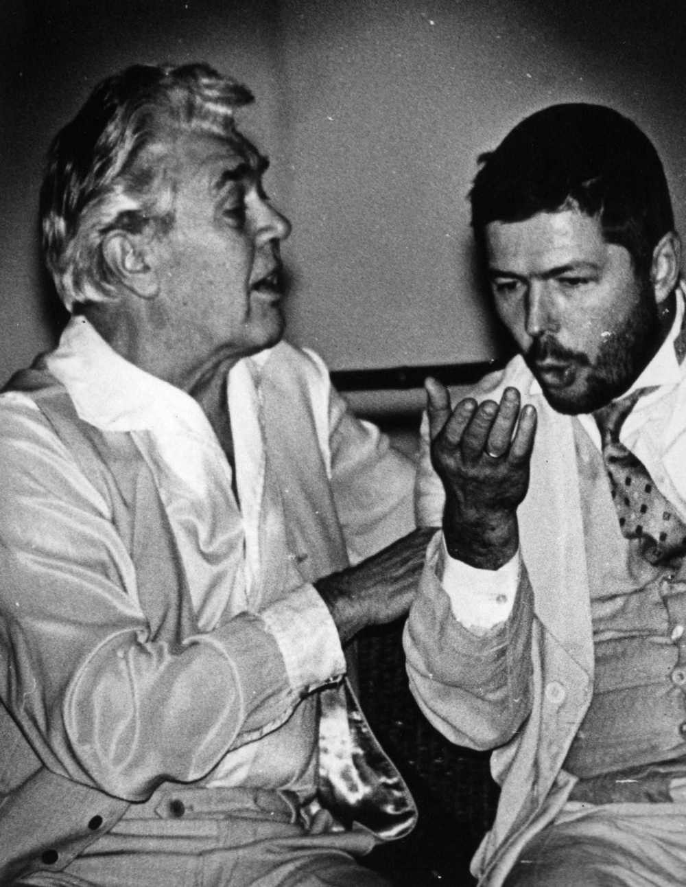 Ф.И.Раздьяконов и В.В.Романов в спектакле "Платонов". Фото Ю.Барышева