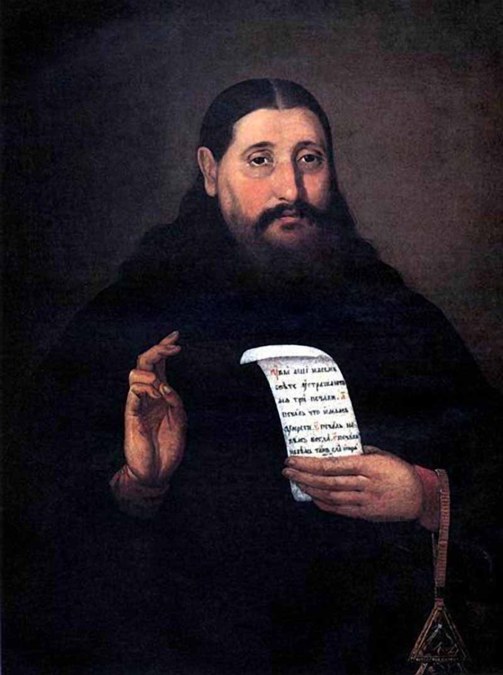 Н.Д.Мыльников. Портрет А.Баркова