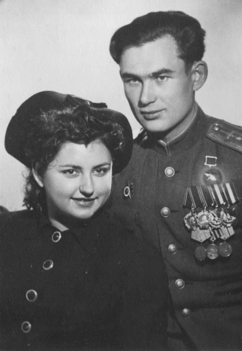 Н.А. Гунбин с женой