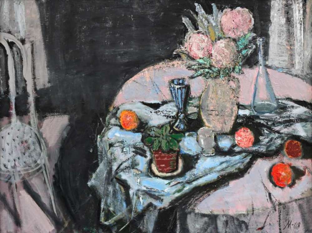 Л.А.Малафеевский. Ночь. 2007-2008. Холст, масло. 98х131.