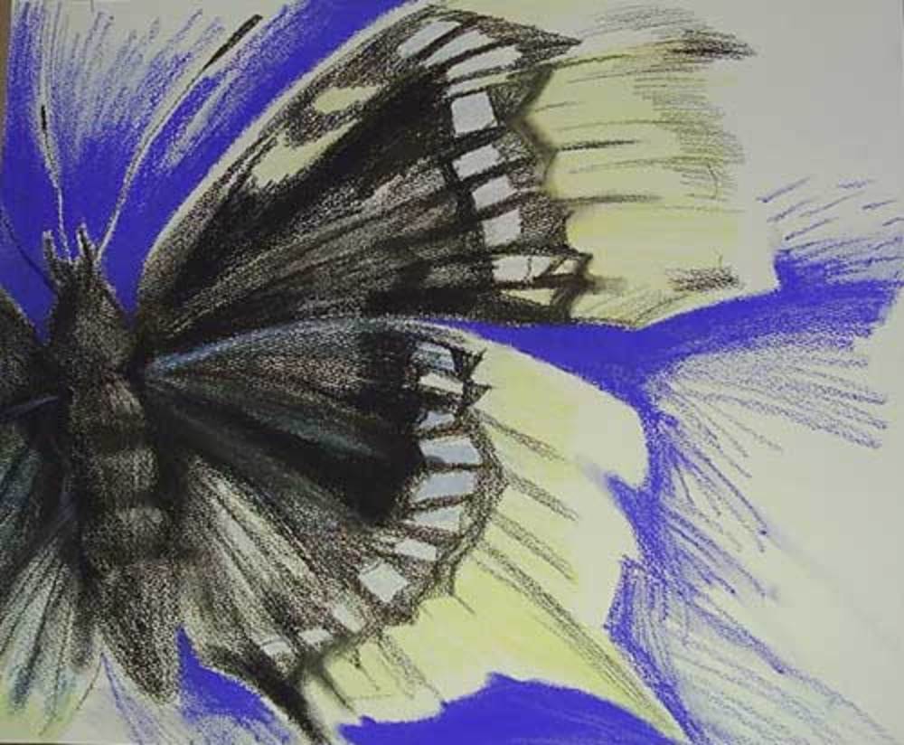 Г.П. Есафьева. Из серии «Крылья». 2007. 60х70. Бум., смеш.техн.