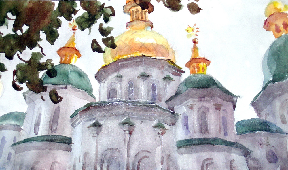 Акварельные работы В.Ф. Марова