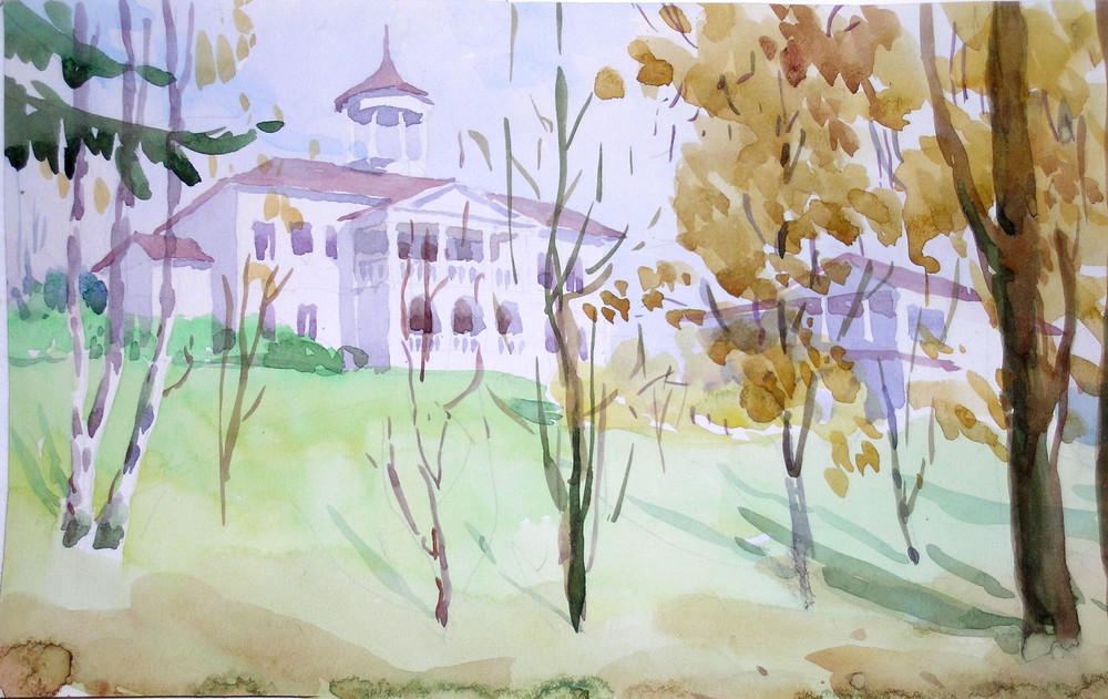 Акварельные работы В.Ф. Марова