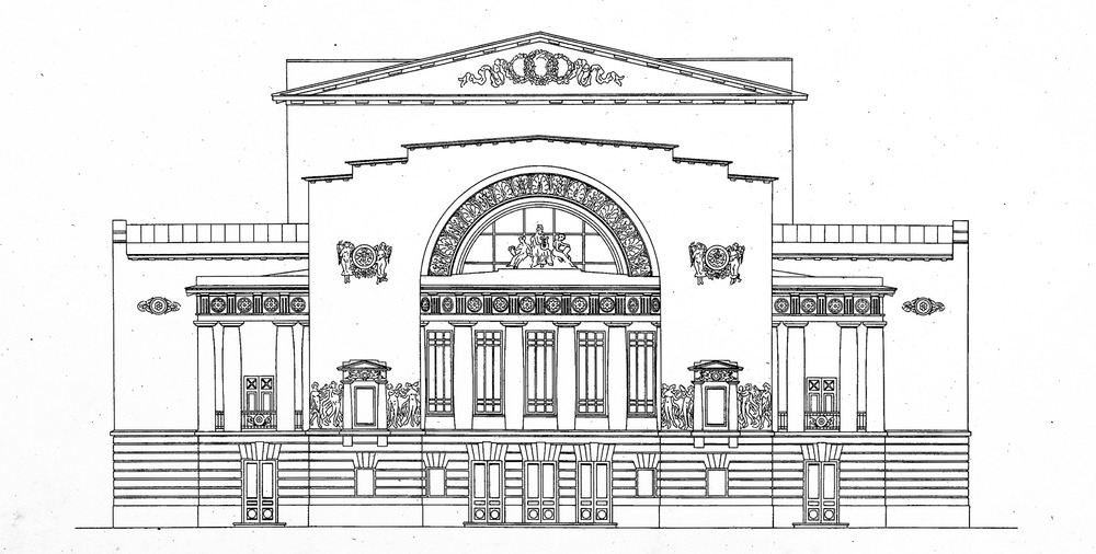 Волковский театр ярославль рисунок