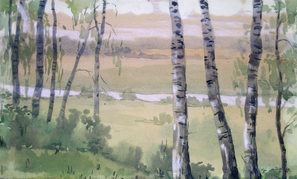 Акварельные работы В.Ф. Марова