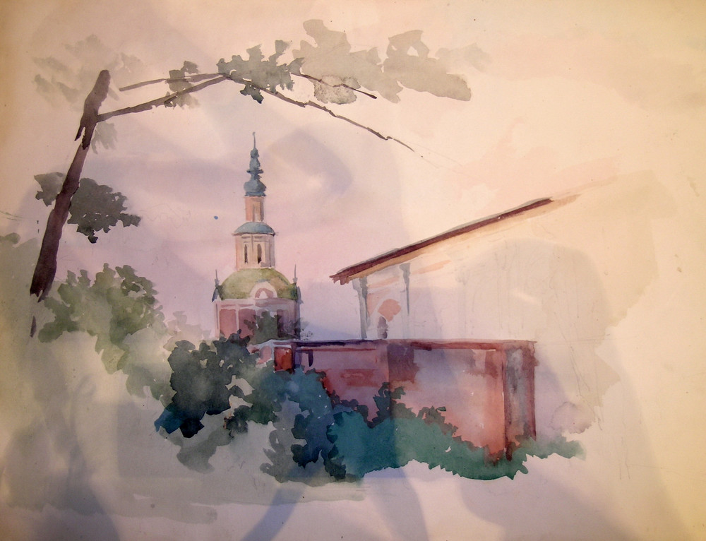 Акварельные работы В.Ф. Марова