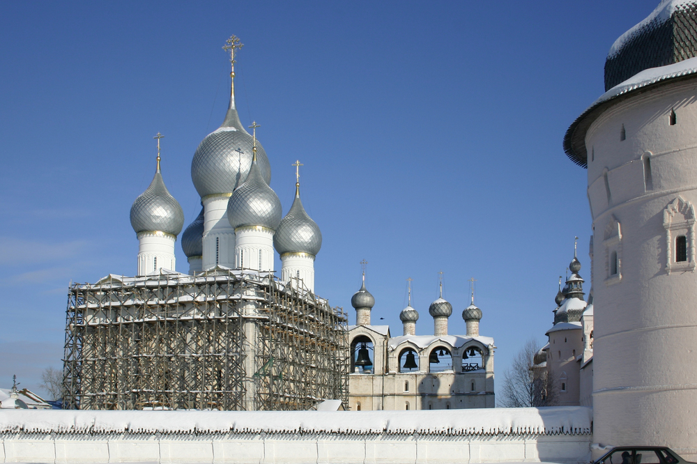 Успенский собор на реставрации. 2011. Фото А.Григорьева