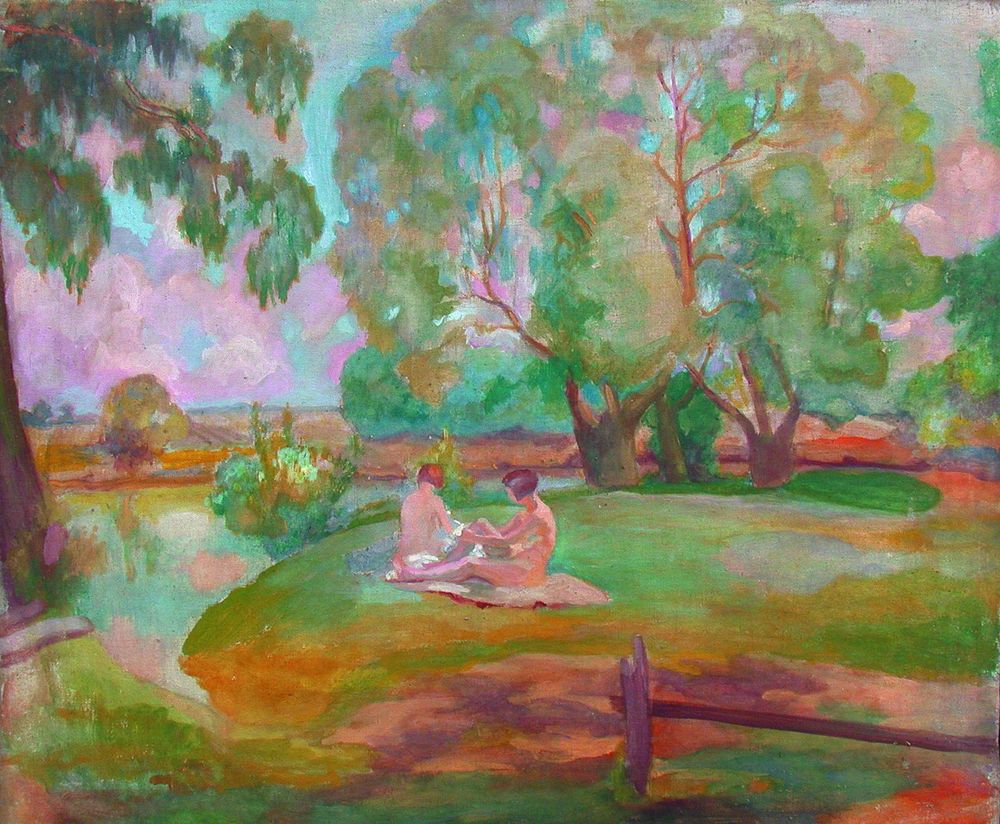 А.Г. Владыкина-Воронцова. Купальщицы. 1928