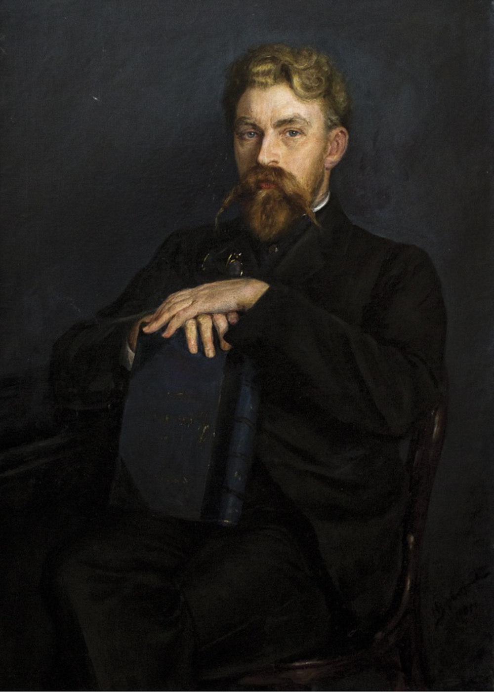 Н.И. Верхотуров. Портрет Попова. Иркутский художественный музей