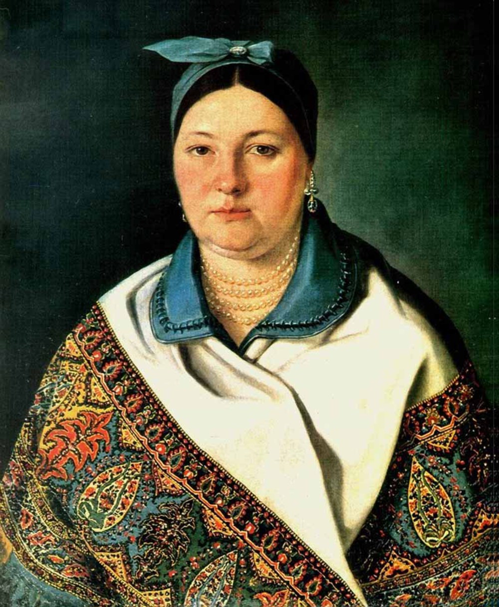 Н.Д.Мыльников. Портрет М.Ф.Соболевой. 1834