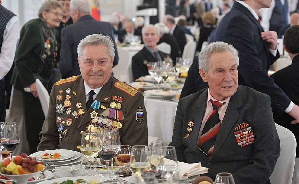 Александр Феофанович Каменецкий на приёме в честь 70-летия Победы в Кремле. Фото пресс-службы Президента РФ