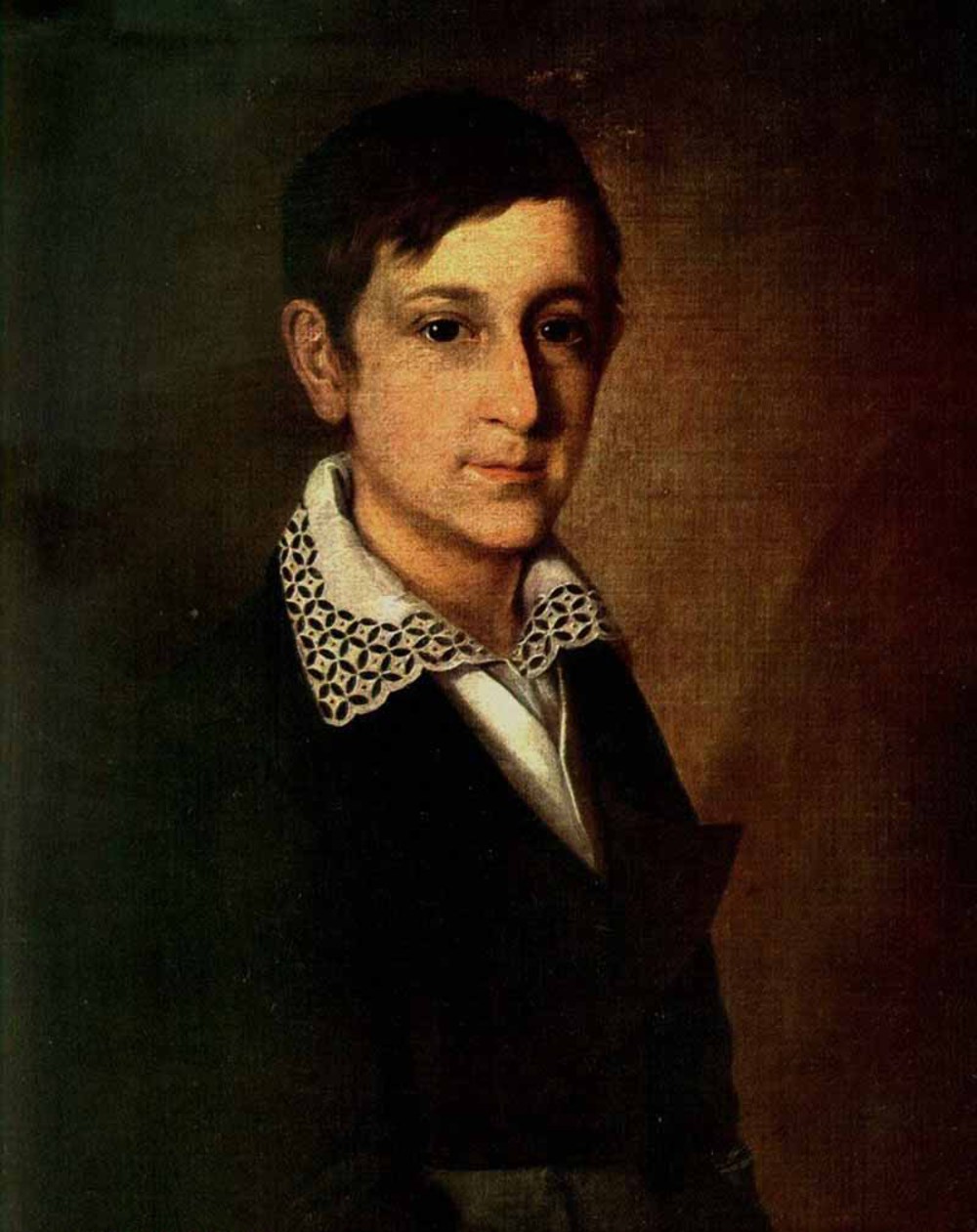 Н.Д.Мыльников. Портрет мальчика. 1827