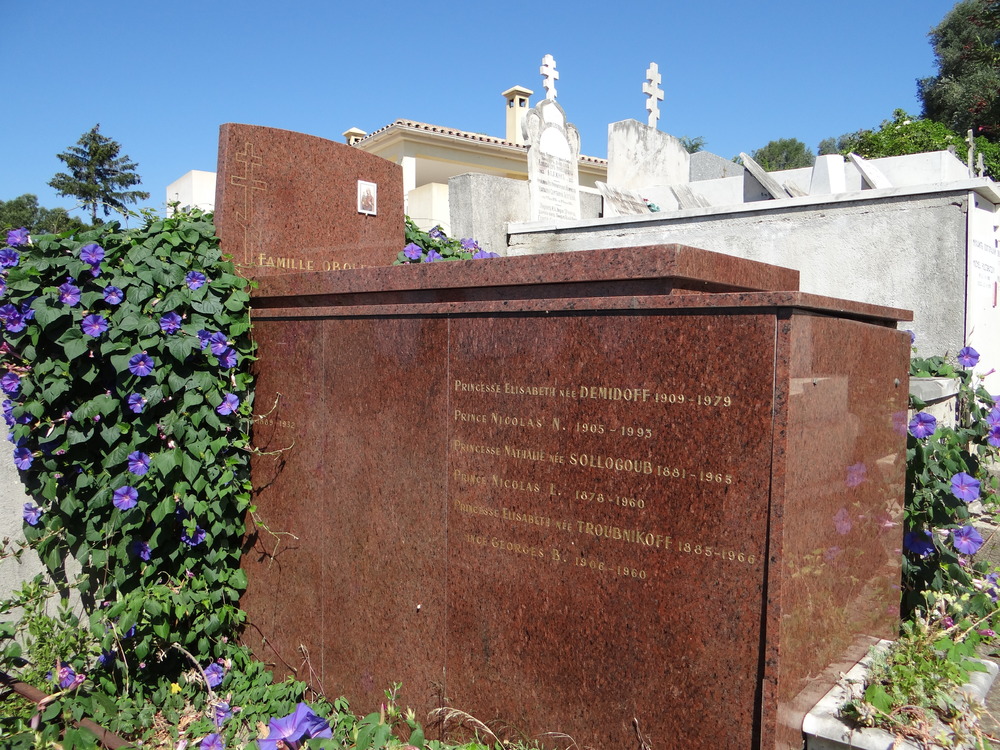 Семейное захоронение князей Оболенских на русском кладбище Кокад в Ницце. Фото И.Смирновой