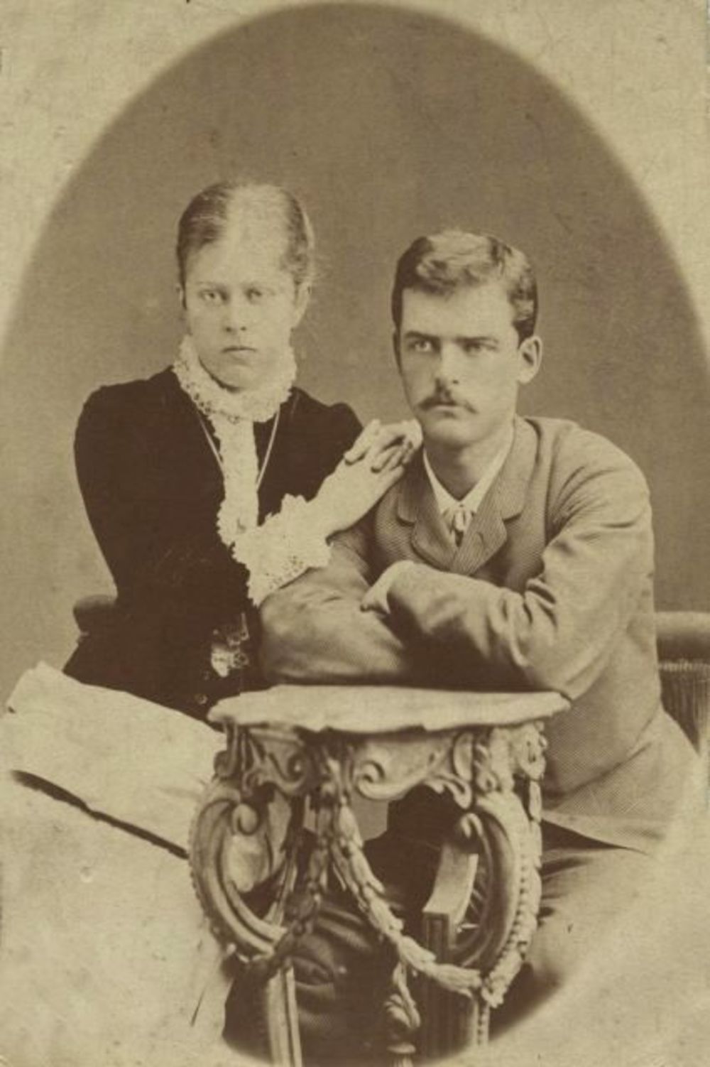 Дочь В.Н. Дунаева — Софья Васильевна с мужем Василием Николаевичем Кузнецовым