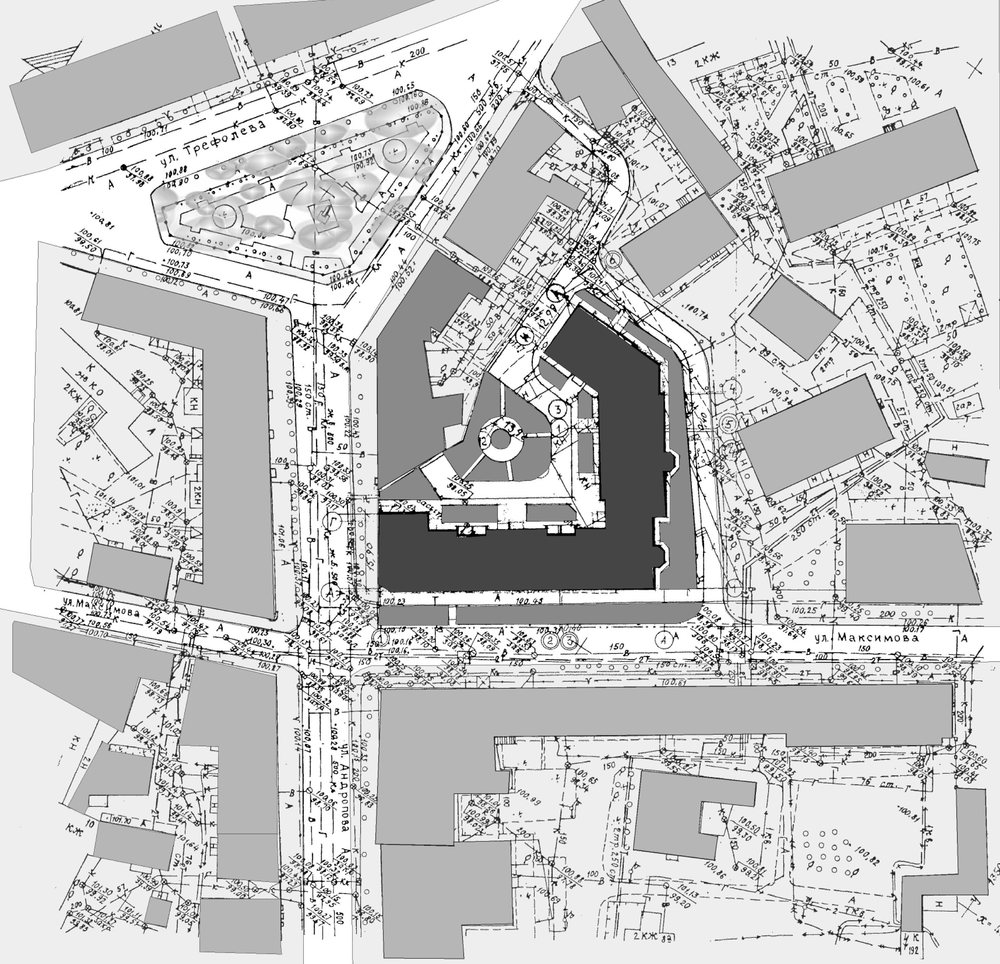Проект жилого дома по улице Максимова, 10 с кафе «Вишнёвый сад» в Ярославле (1987−1990)