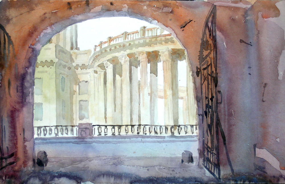 Акварельные работы В.Ф. Марова