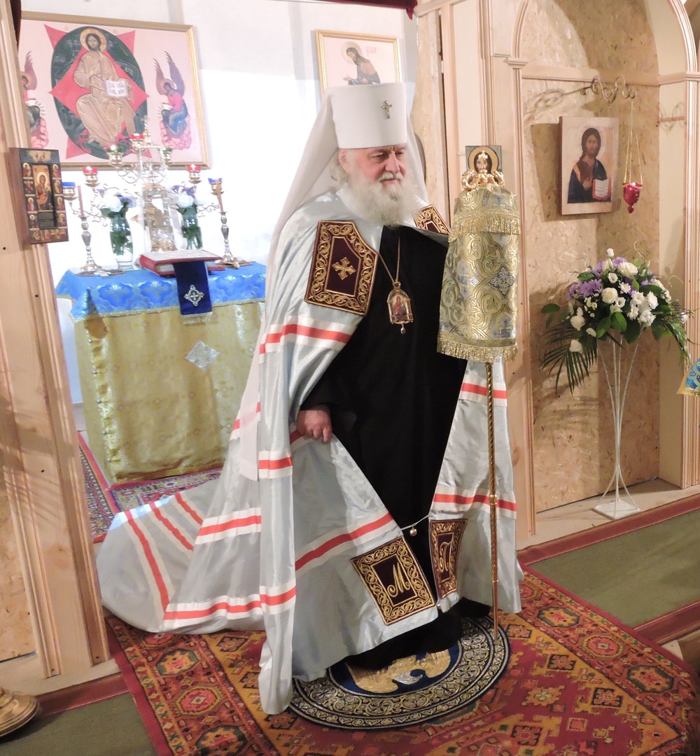 Митрополит Пантелеимон на престольном празднике Знаменской церкви в Ярославле. 10 декабря 2015. Фото А.Григорьева