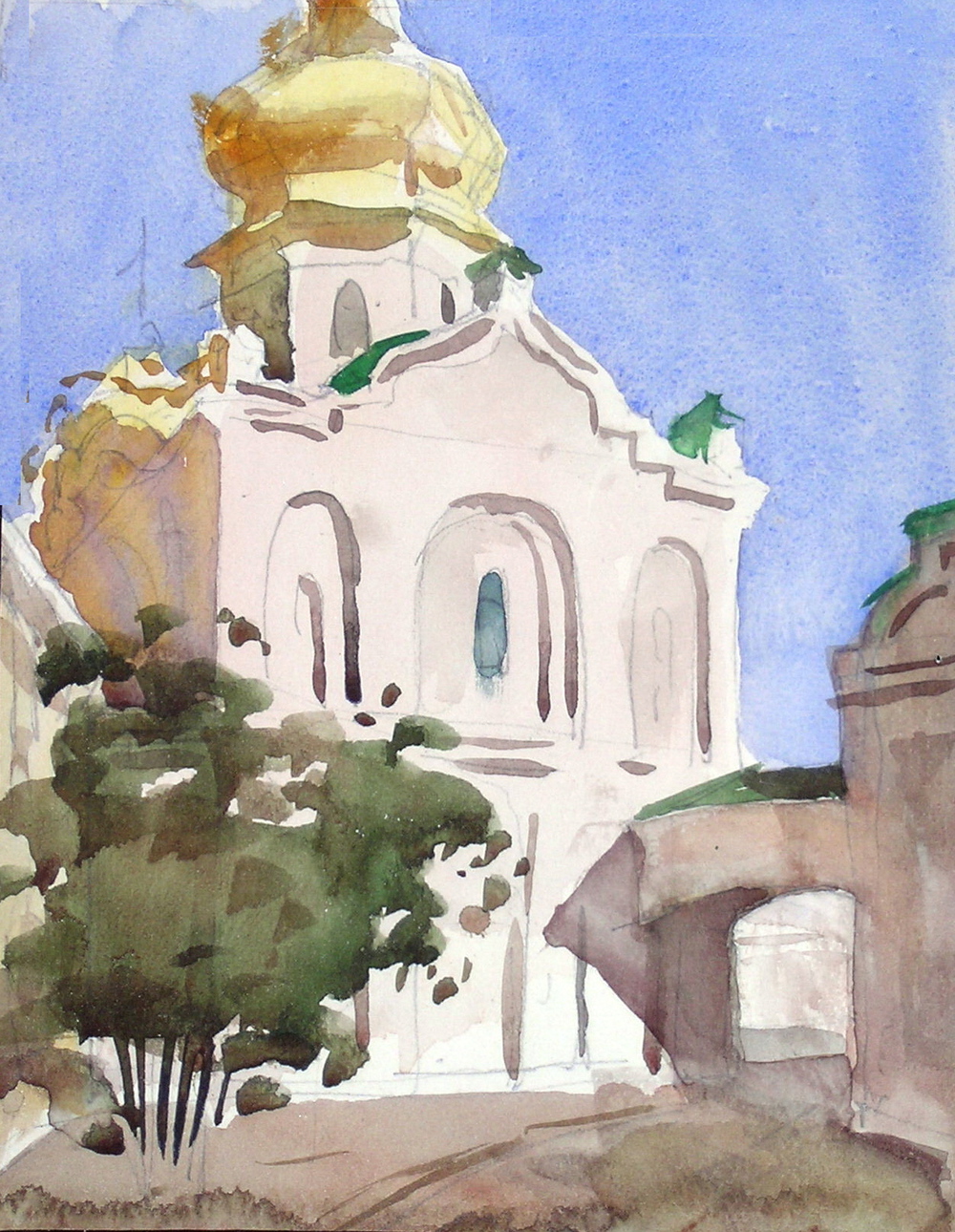 Акварельные работы В.Ф. Марова