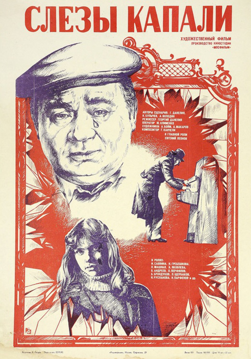 Слезы капали фильм 1982