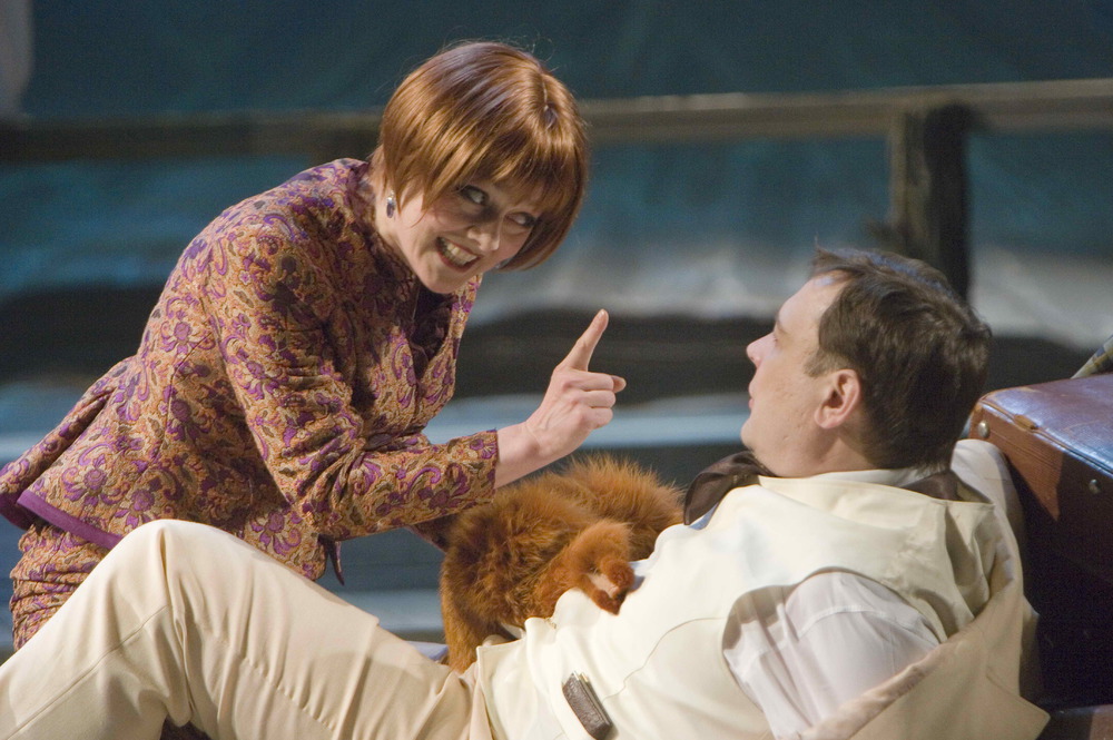 Татьяна Гладенко и Игорь Сидоренко в спектакле "Чайка". Фото С.Метелицы