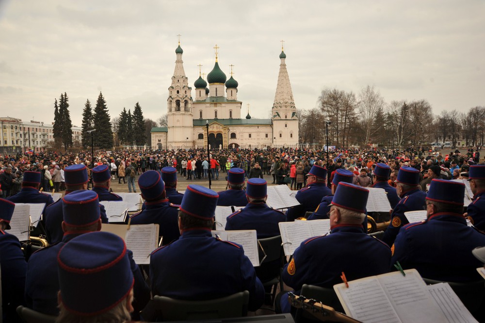 18 марта в Ярославле прошла акция «Севастопольский вальс»