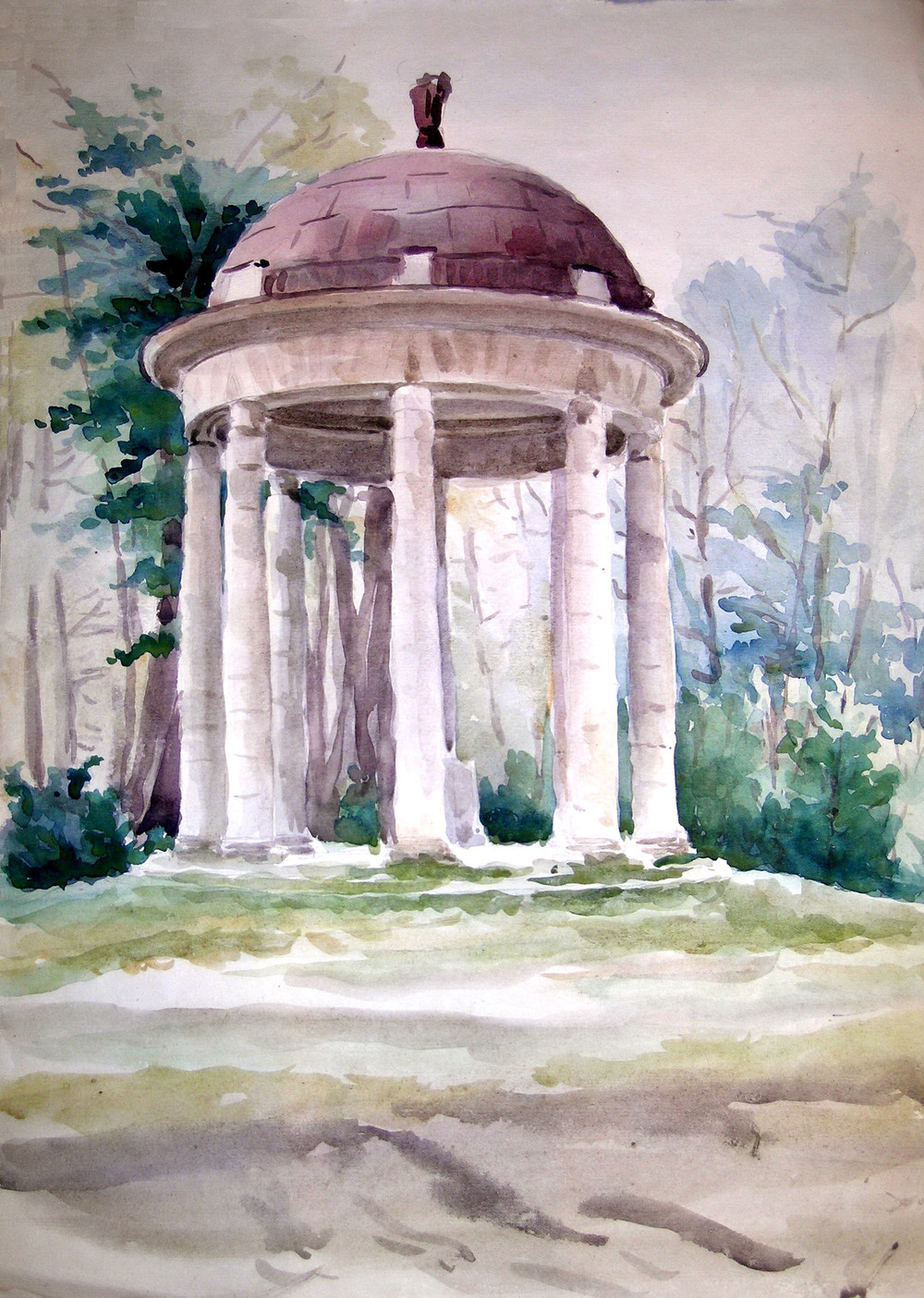 Акварельные работы В.Ф. Марова