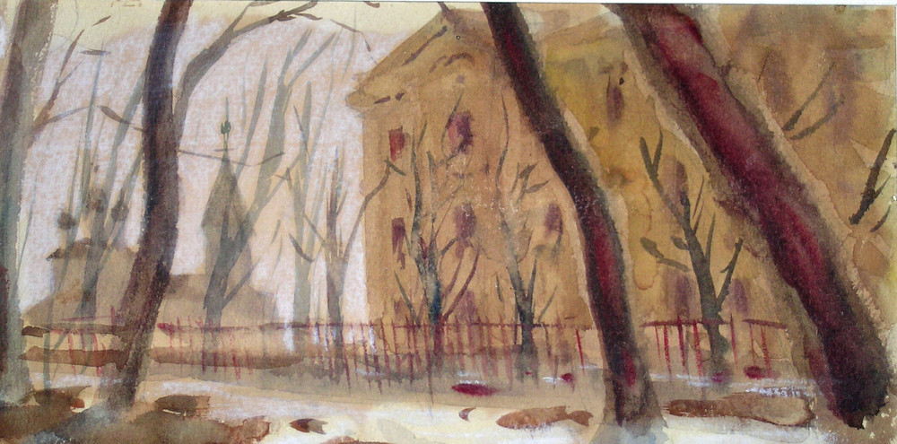 Акварельные работы В.Ф. Марова