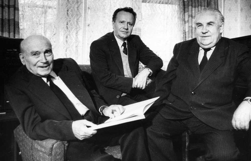 Ректоры Ярославского политеха: Н.А. Крейцберг (1964-1972), Ю.А. Москвичёв (1986-2006) и Б.Ф. Уставщиков (1972-1986). Фото Ю. Барышева