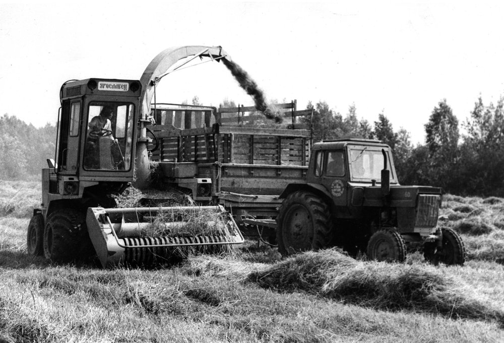 Кормоуборочный комбайн ЯСК-170. 1980 г.